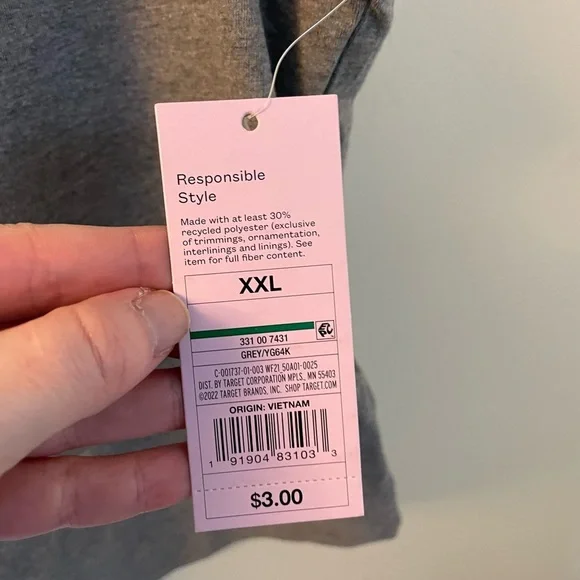 Wild Fable | Bundle 2 Gray Crop Tank | Small XXL - Picture 4 of 5